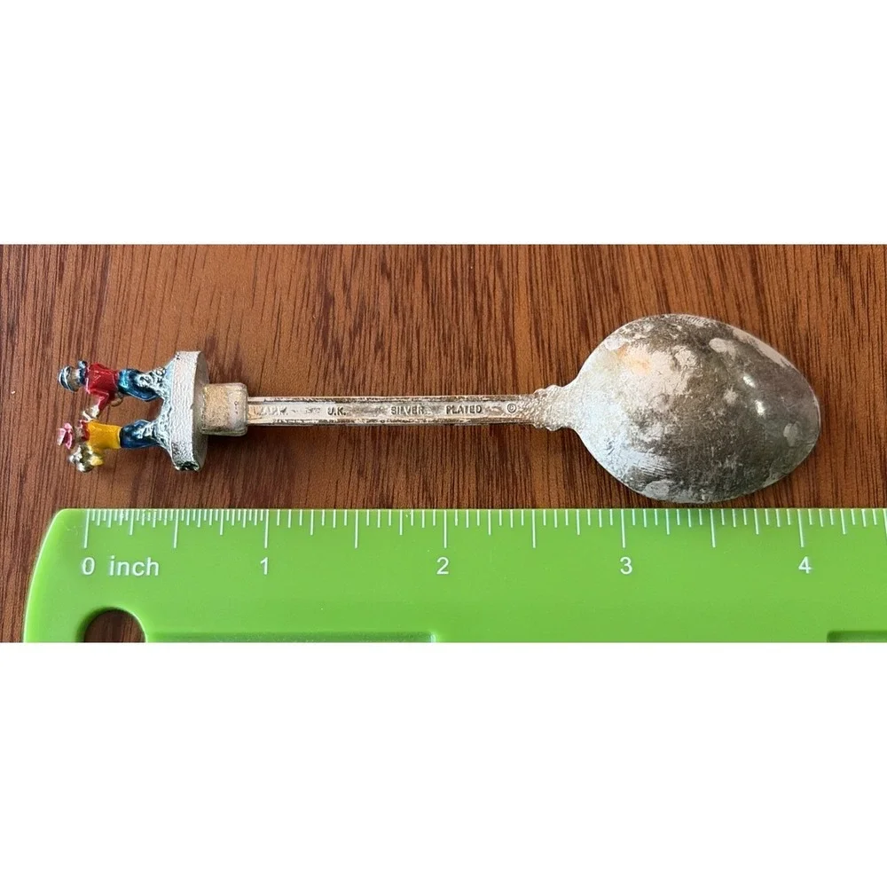 Nashville Tennessee Vintage Souvenir Spoon Collectible Silver Plated 3D Musician